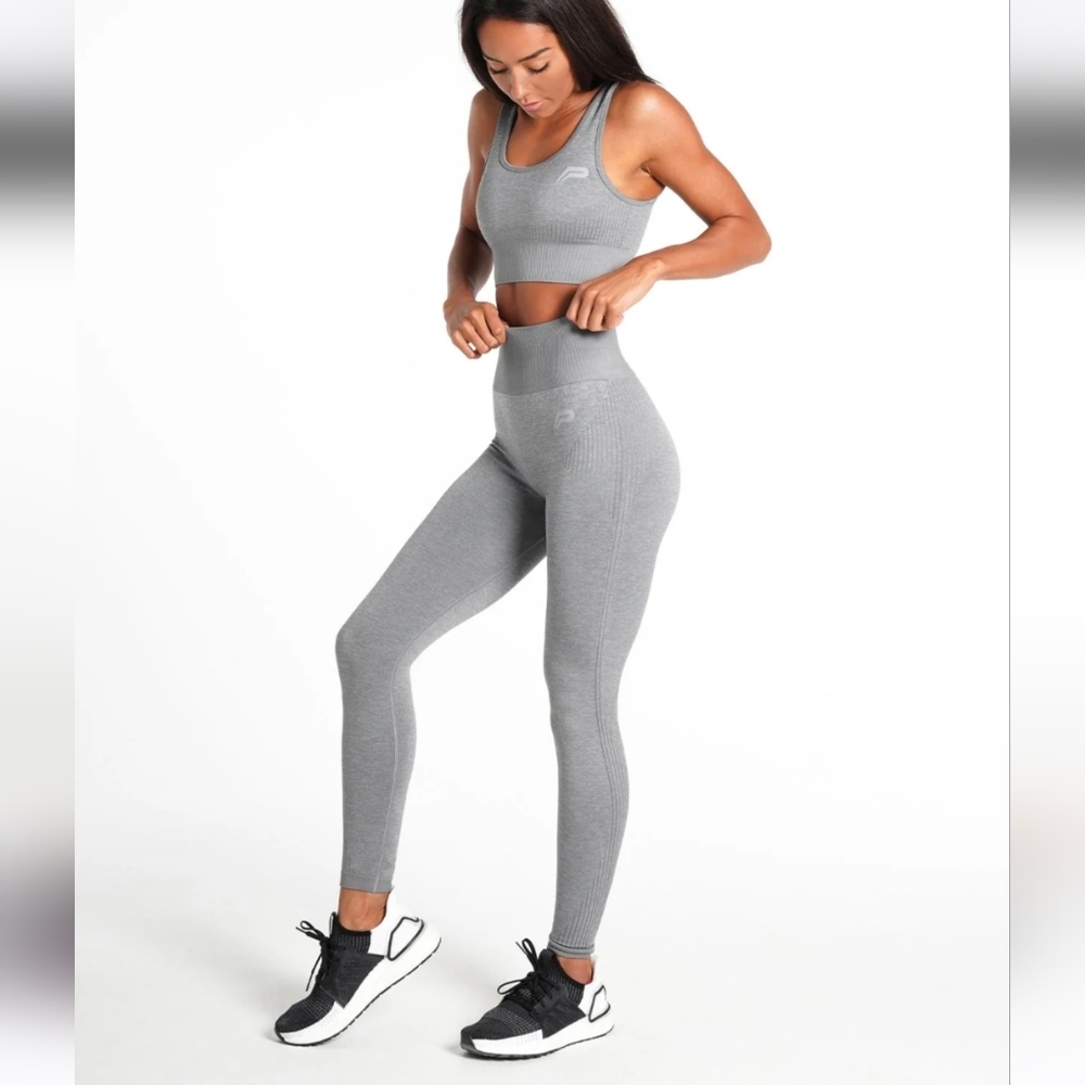 PURSUE high waisted leggings grey size small